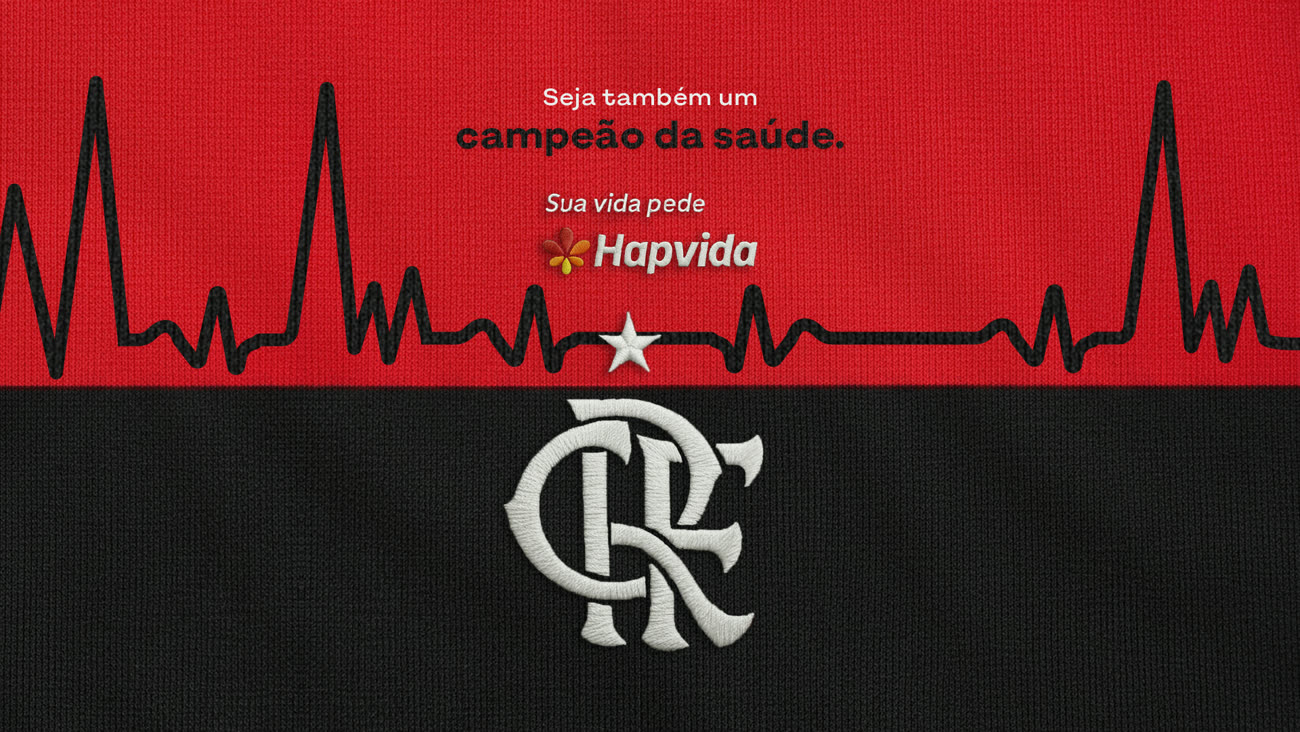 Fechamento — Hapvida e escudo do Flamengo