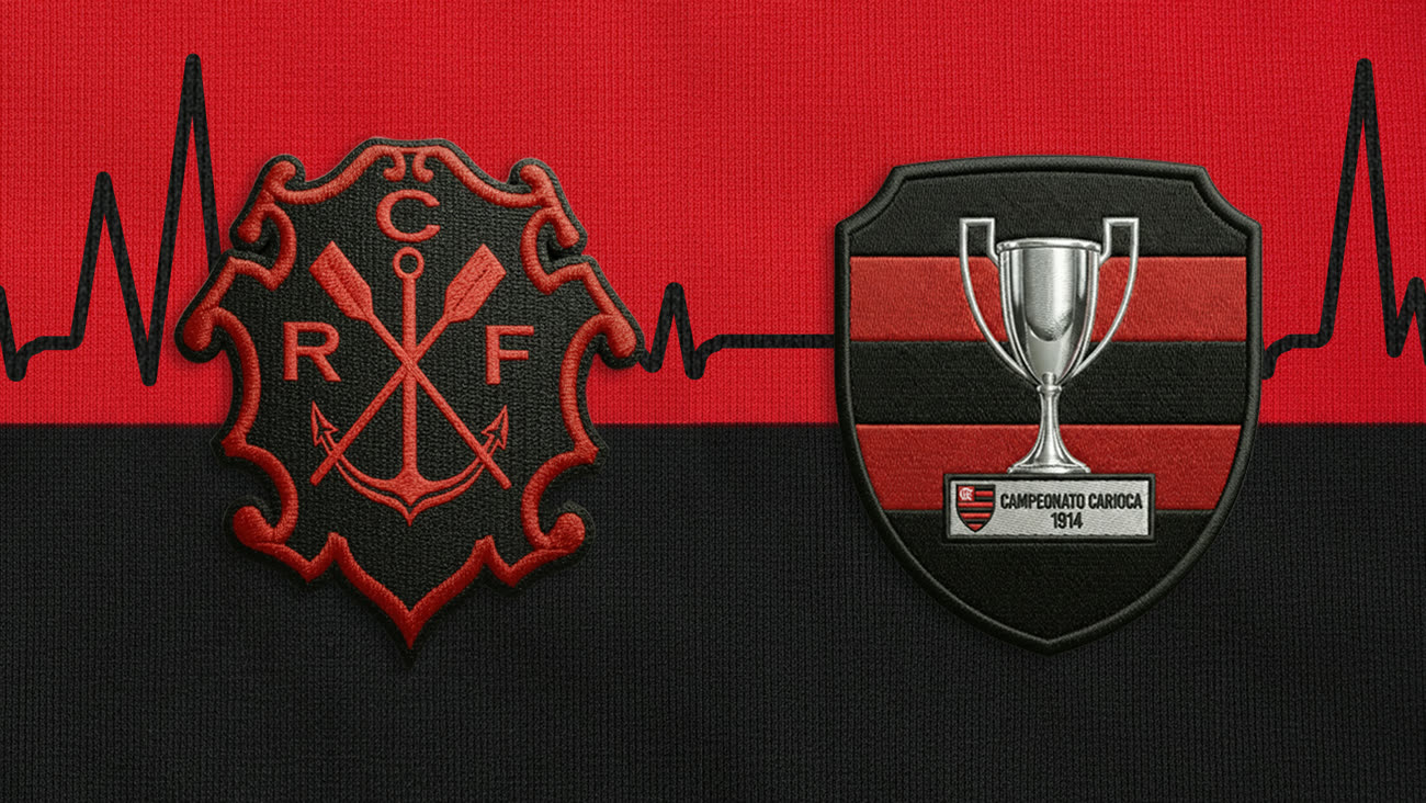 Emblema — remo e taça