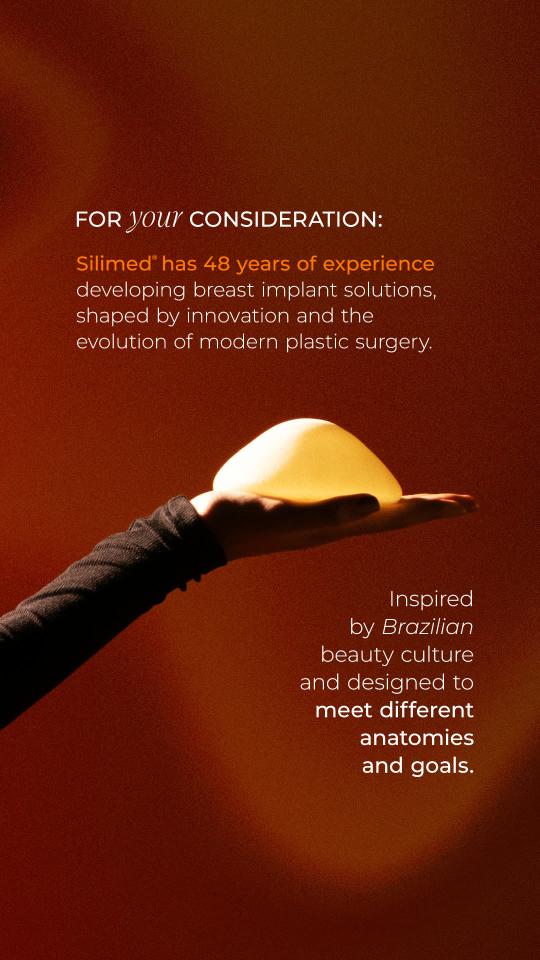 For your consideration — 48 anos de experiência